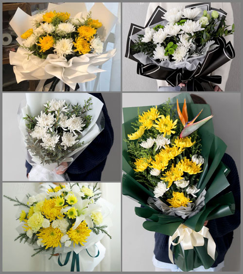 山西晋城高平市石末乡北凹村白事花束代送